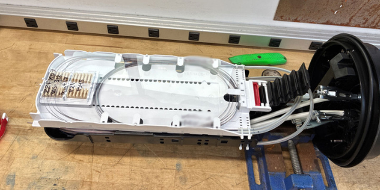 Fiber distribution hub and enclosures